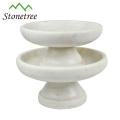 Wholesale Green Marble Fruit Cake Stand Platter